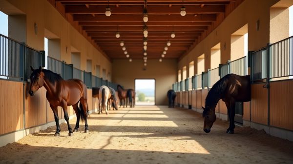 Aménagement d'écuries chevaux : conseils pour un espace optimal